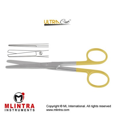 UltraCut™ TC Operating Scissor Straight - Blunt/Blunt Stainless Steel, 14.5 cm - 5 3/4"